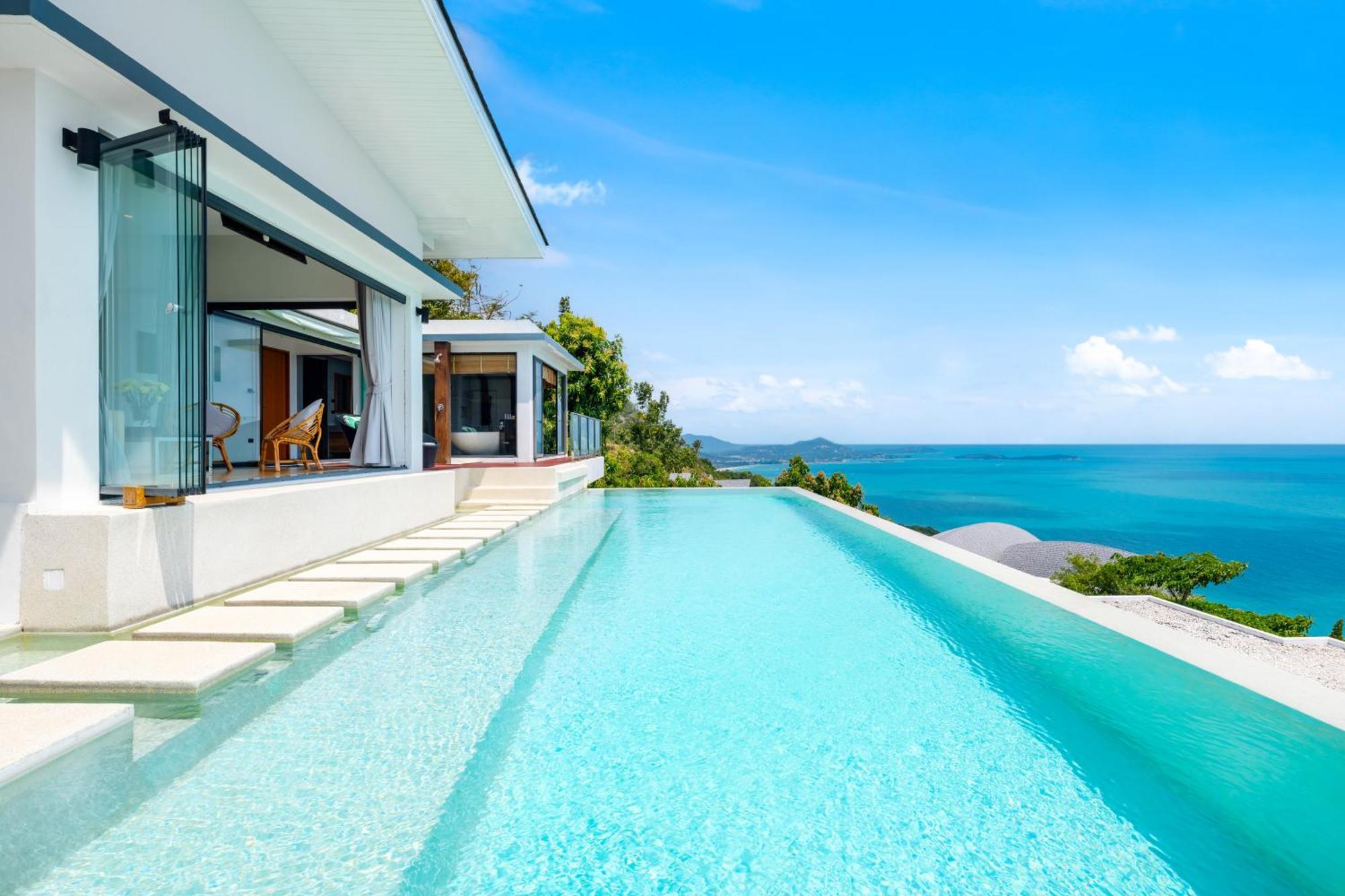 Karpe Diem Villa - Twin Infinity Pools Bãi biển Chaweng Ngoại thất bức ảnh