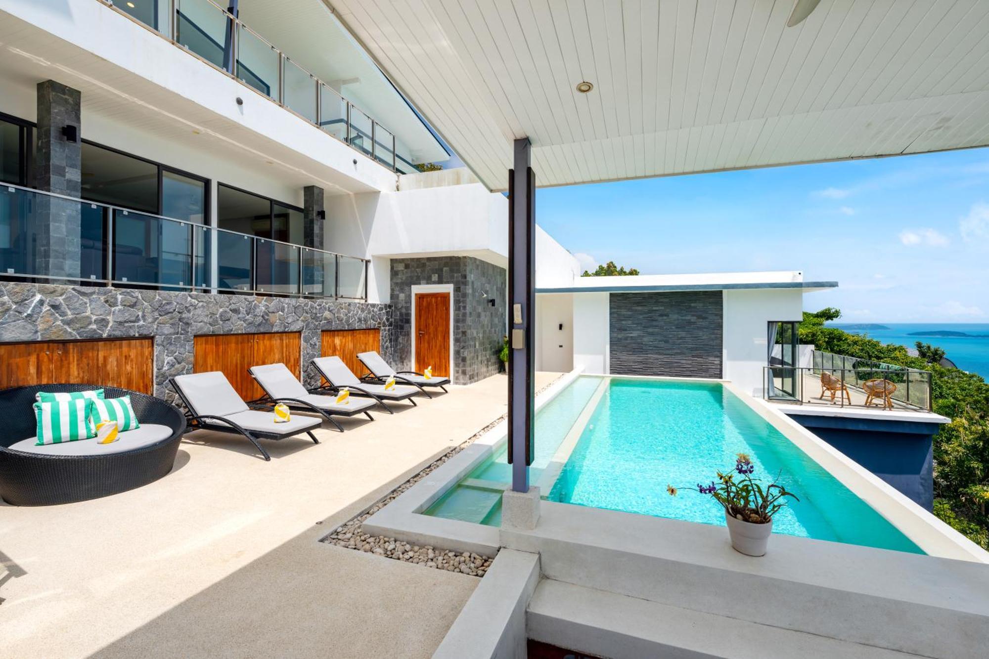 Karpe Diem Villa - Twin Infinity Pools Bãi biển Chaweng Ngoại thất bức ảnh