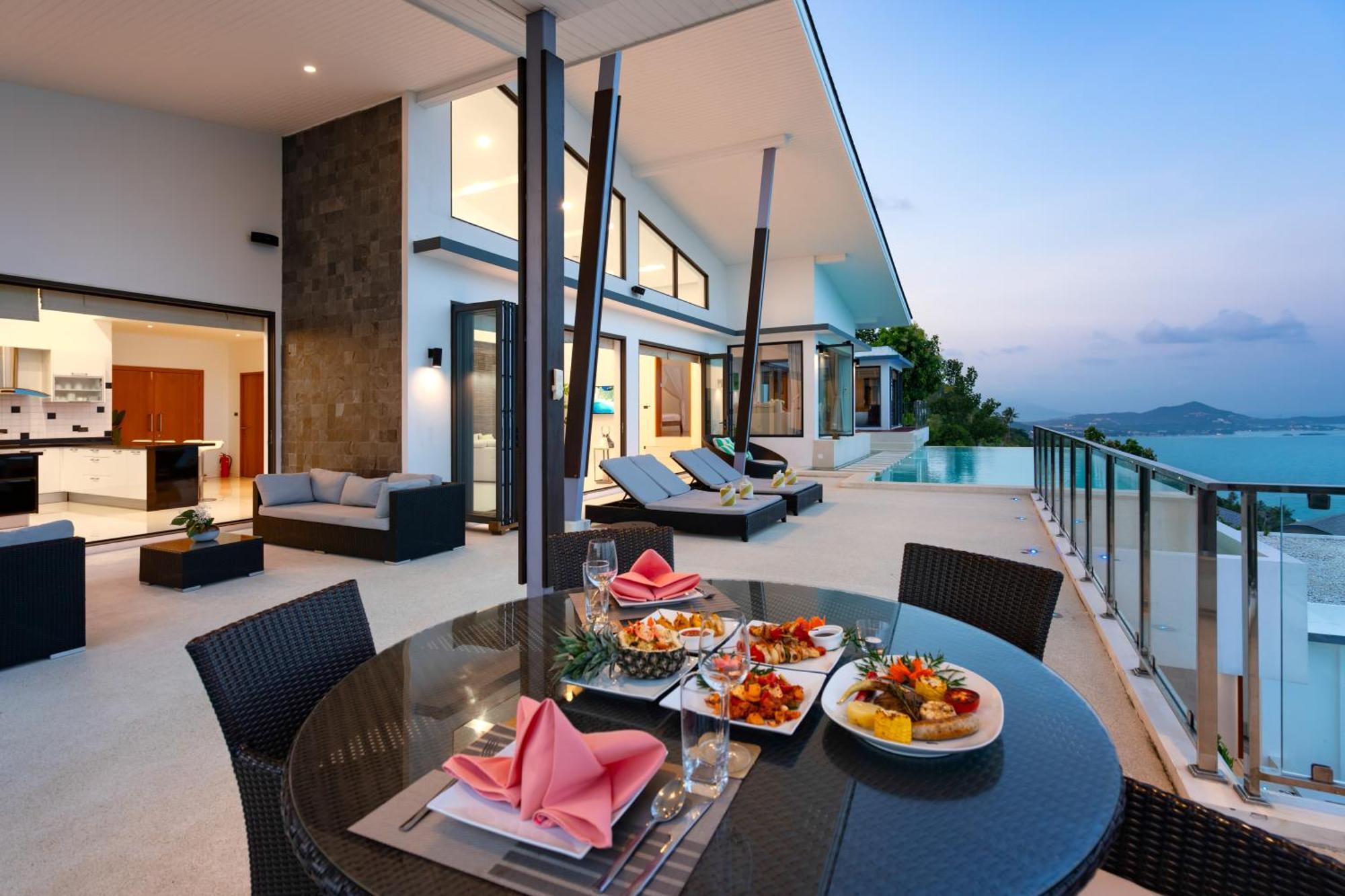 Karpe Diem Villa - Twin Infinity Pools Bãi biển Chaweng Ngoại thất bức ảnh