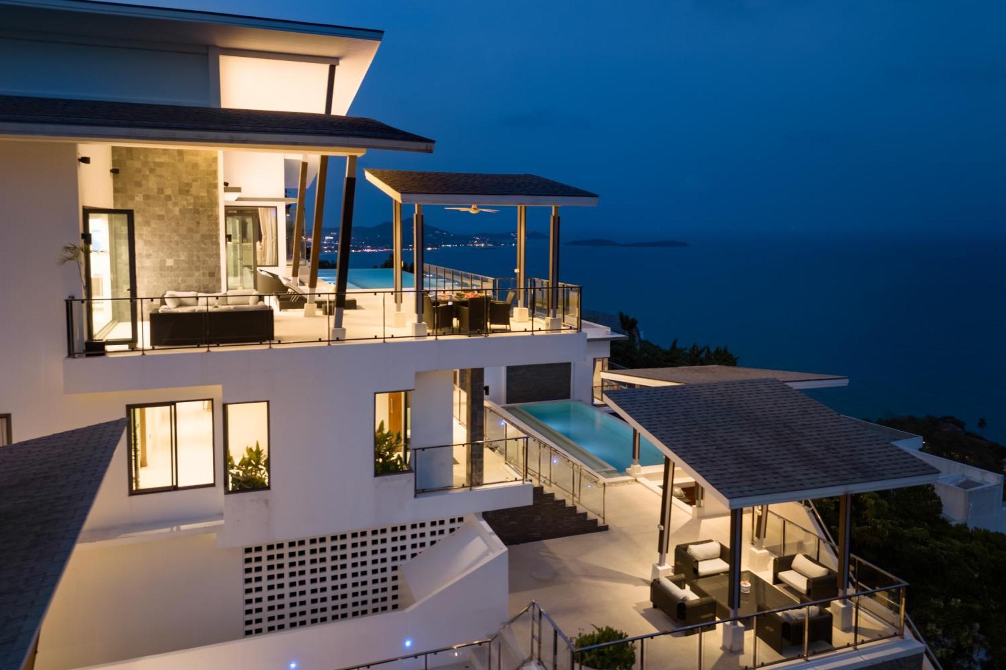 Karpe Diem Villa - Twin Infinity Pools Bãi biển Chaweng Ngoại thất bức ảnh