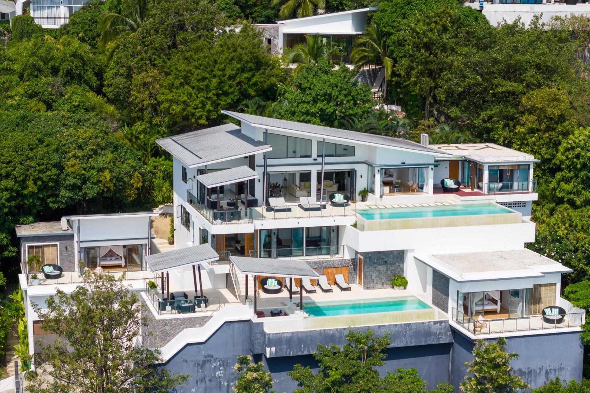 Karpe Diem Villa - Twin Infinity Pools Bãi biển Chaweng Ngoại thất bức ảnh