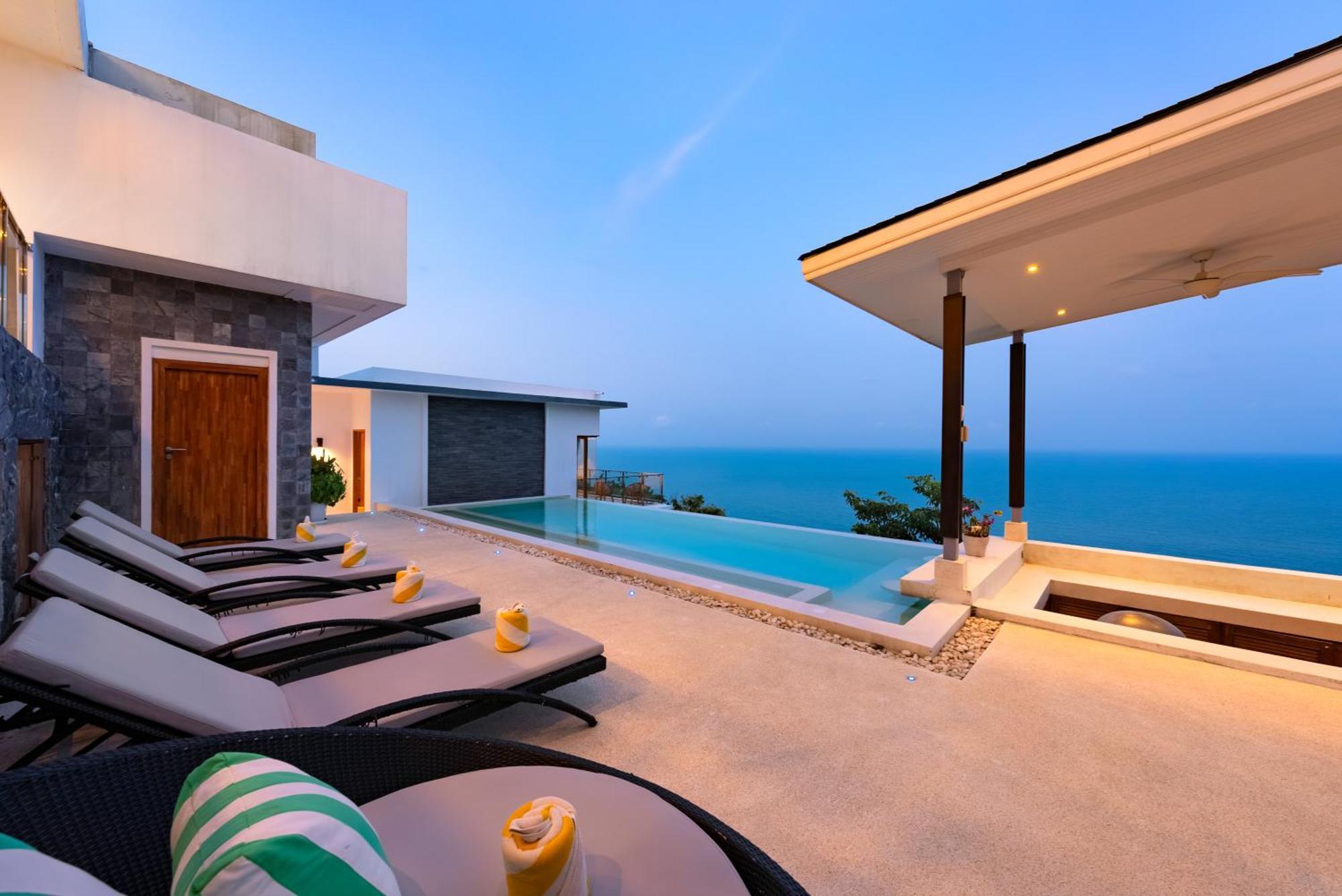 Karpe Diem Villa - Twin Infinity Pools Bãi biển Chaweng Ngoại thất bức ảnh
