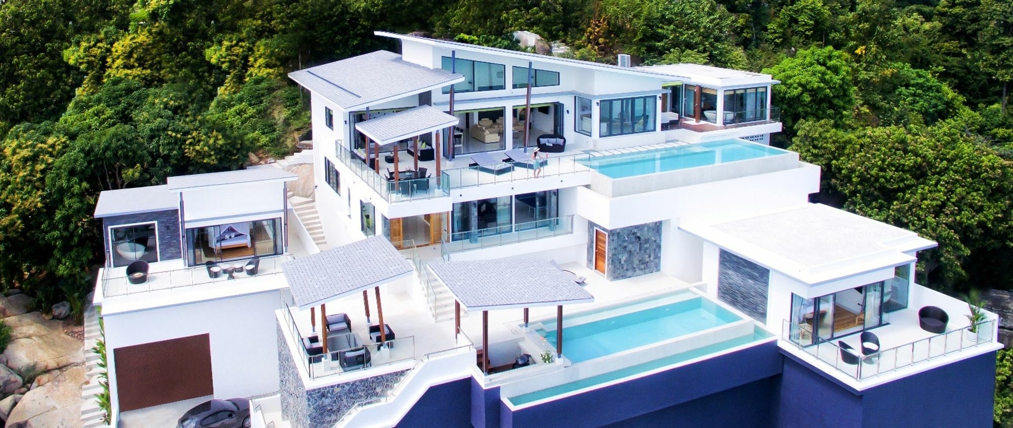 Karpe Diem Villa - Twin Infinity Pools Bãi biển Chaweng Ngoại thất bức ảnh
